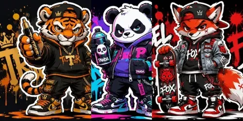 Graffiti Mascot Forges generated by chatgpt-image