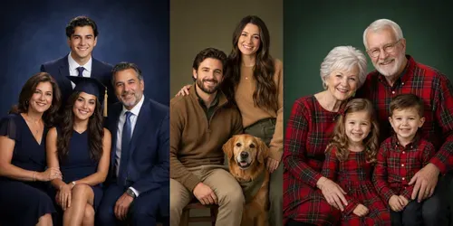 Realistic Family Studio Portraits generated by chatgpt-image