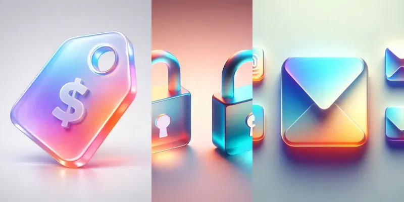 3D Glassmorphism App Icon Packs generated by undefined