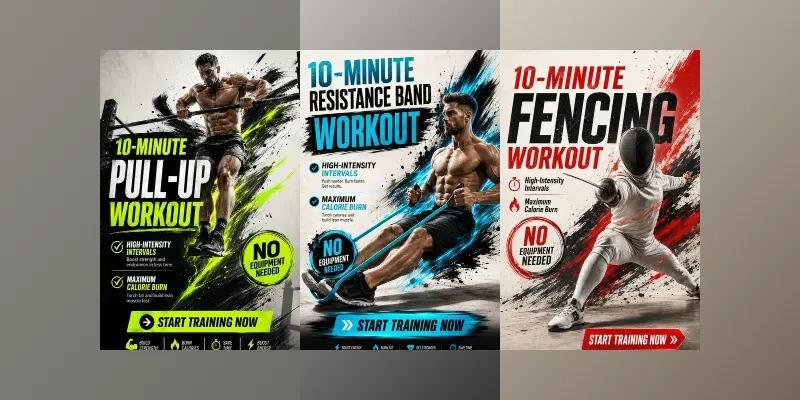 Dynamic Fitness Home Workout Poster Art generated by undefined