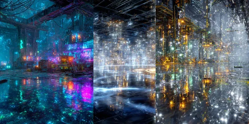 Cinematic Industrial Logistics Hubs generated by undefined