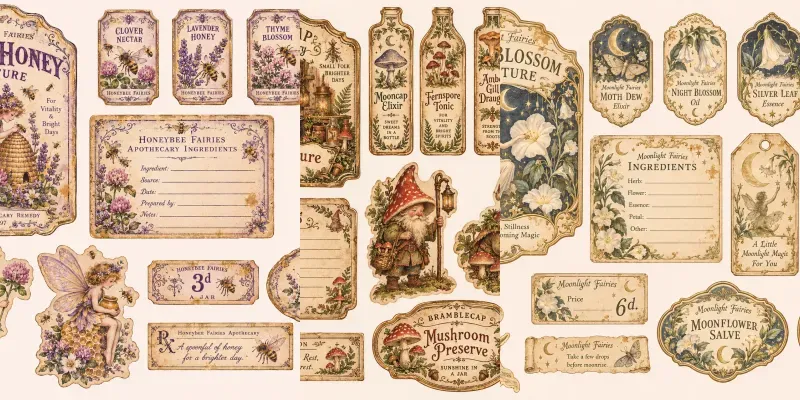 Fairy Apothecary Ephemera Sheets