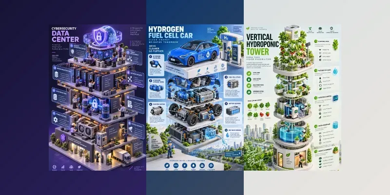 Premium 3D Isometric Infographics