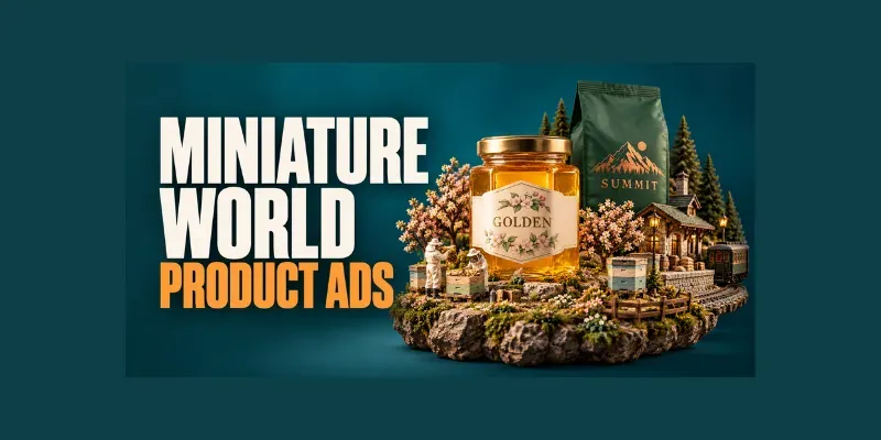Miniature Worlds Product Ads