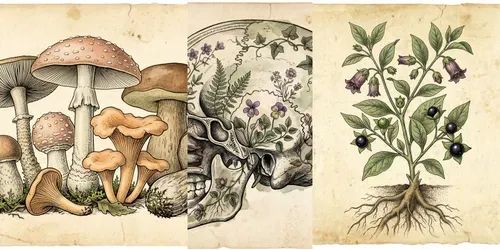 Vintage Scientific Sketches generated by gemini-image