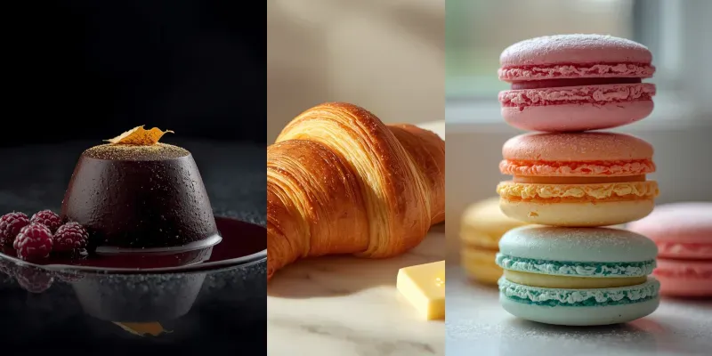 Bakery Desserts Photography generated by undefined