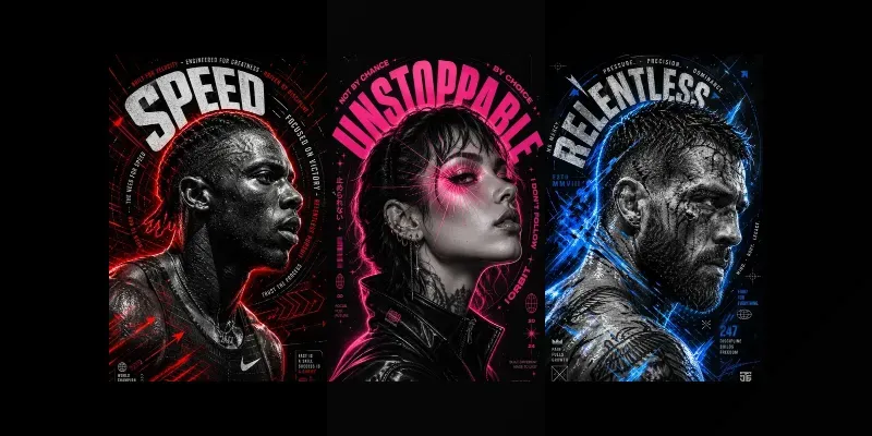 Cyberpunk Identity Scan Posters generated by undefined