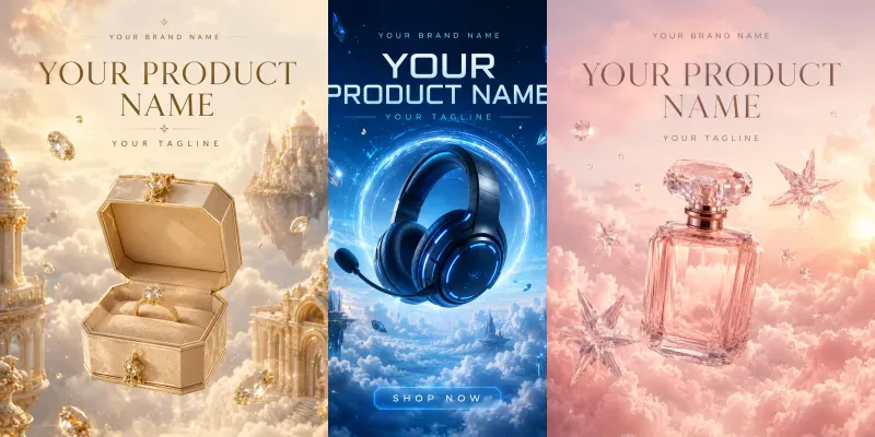 Dreamscape Product Ecommerce Posters generated by undefined