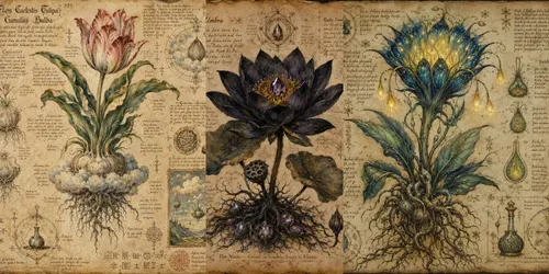 Voynich Botanical Manuscripts generated by chatgpt-image