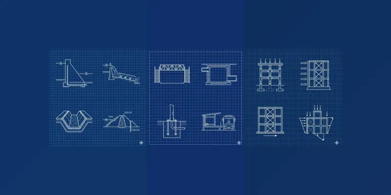 Civil Engineering Icons generated by undefined