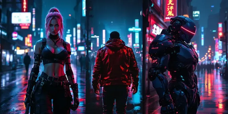 Cinematic Cyberpunk Scifi Concept Art generated by undefined