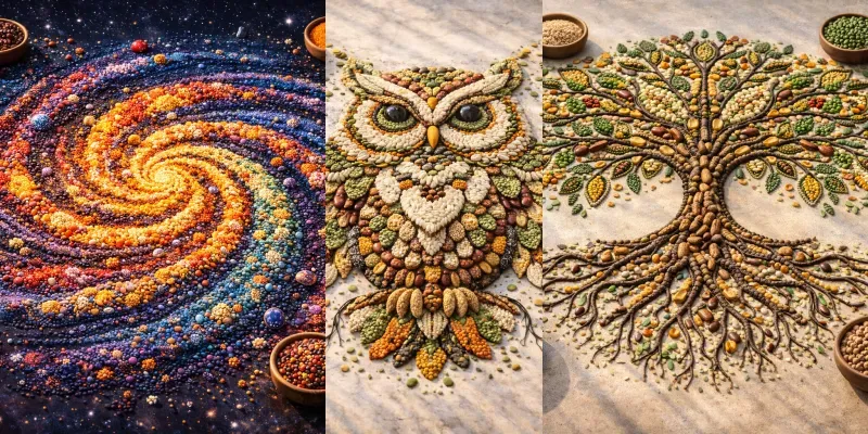 Cosmic Edible Mandalas generated by undefined