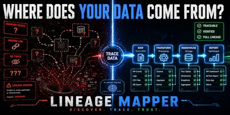 Data Flow Lineage Mapper generated by undefined
