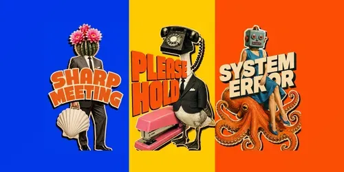 Absurdist Pop Art Collage Mashups generated by chatgpt-image