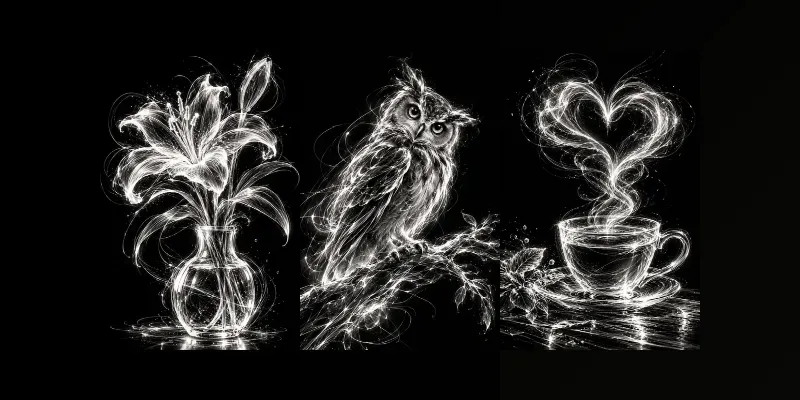 Kinetic Light Sketches