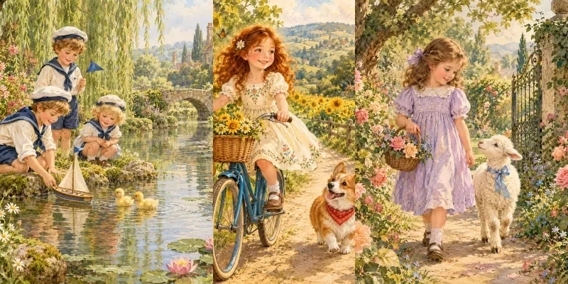 Vintage Garden Storybook Adventures