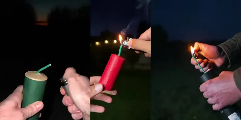 Night Fireworks Lighting generated by undefined
