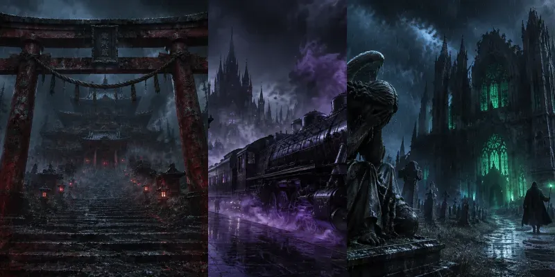 Cinematic Dark Fantasy Environments 169 generated by undefined