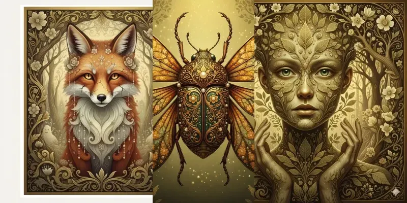 Golden Meadow Folk Fantasies generated by undefined