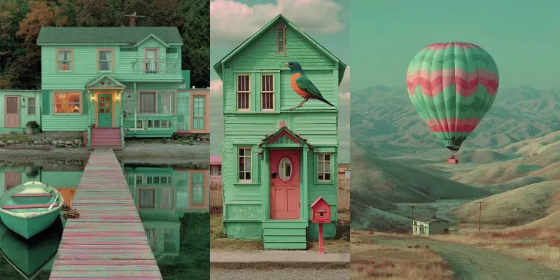 Photos Pastel Surreal Retro Dreams generated by undefined