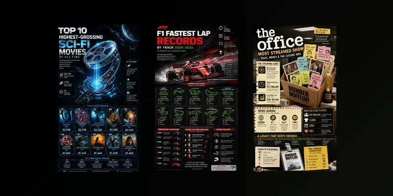 Cinematic Viral Infographic Posters generated by undefined