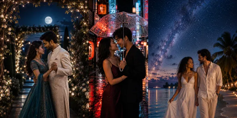 Dusk To Dawn Romantic Couple Portraits