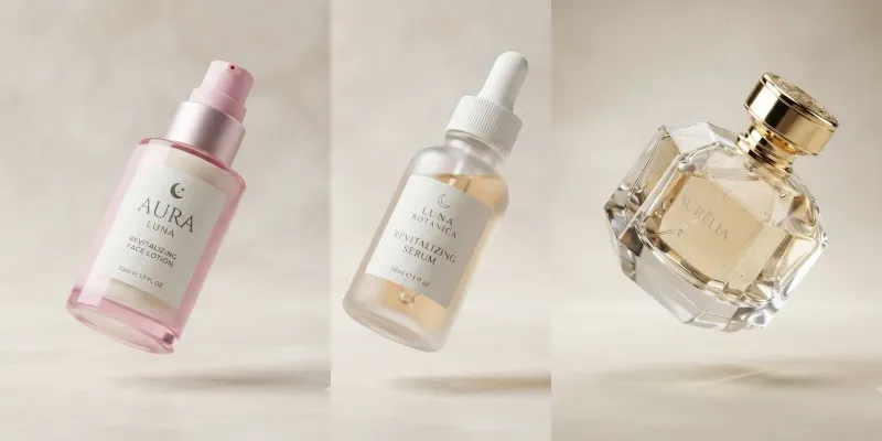 Ultrarealistic Floating Bottles