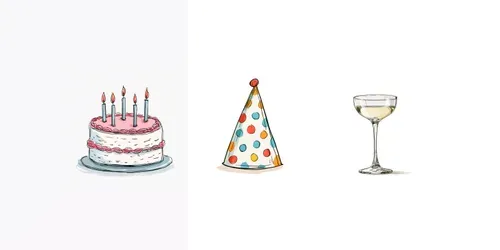 Trendy Handdrawn Event Doodle Cliparts generated by midjourney