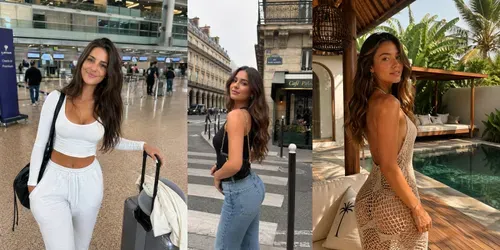 Attractive Travel Influencer Photos generated by chatgpt-image