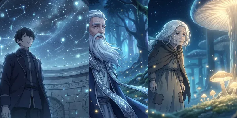 Ethereal Anime Fantasy Scenes generated by undefined