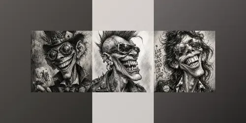 Grotesque Caricature Portrait Packs generated by chatgpt-image