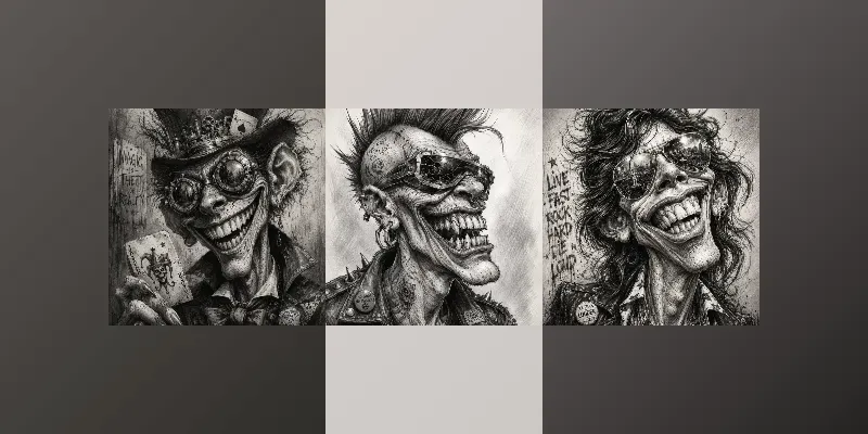 Grotesque Caricature Portrait Packs generated by undefined