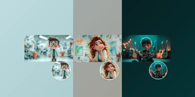 Cinematic Pixar Animations generated by undefined