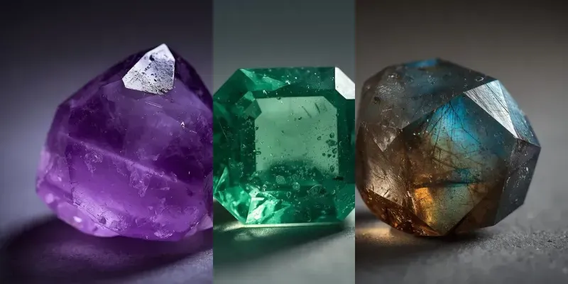 Luxury Crystal Macro Photography generated by undefined