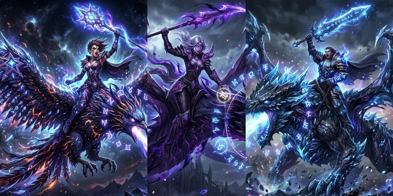 Epic Character Mount Combo Generator generated by undefined