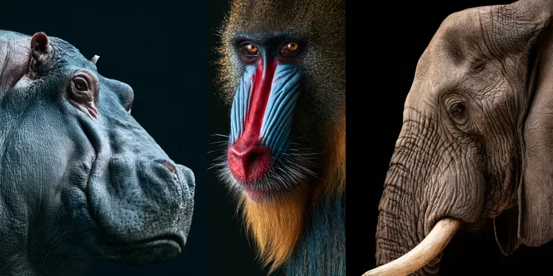 Large Mammal Portrait Generator generated by undefined