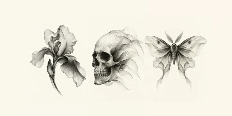 Flowing Contour Engravings