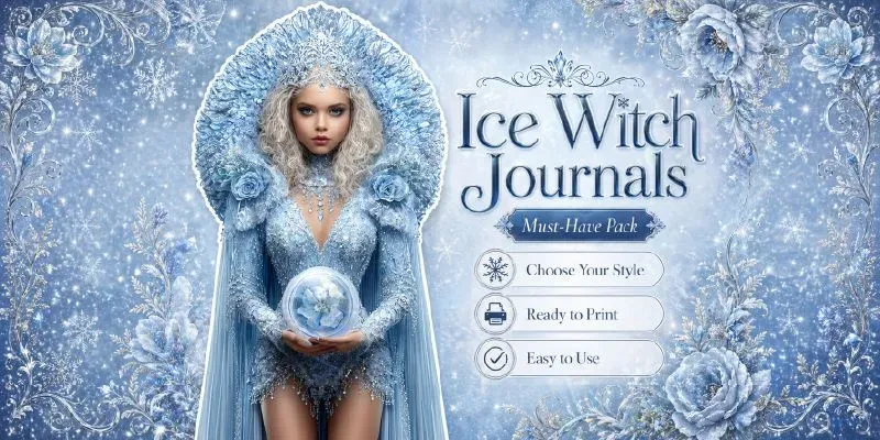 Ice Witch Queen Junk Journals generated by undefined