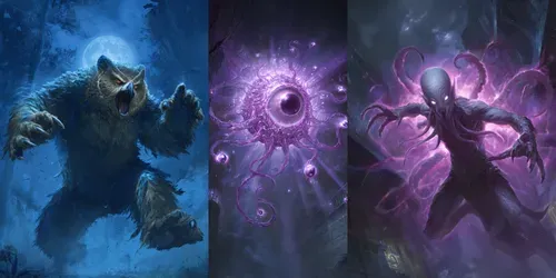 Fantasy RPG Bestiary Art Generator generated by midjourney