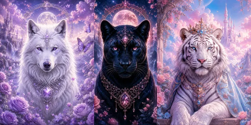 Dreamy Fantasy Animal Portrait Generator generated by undefined