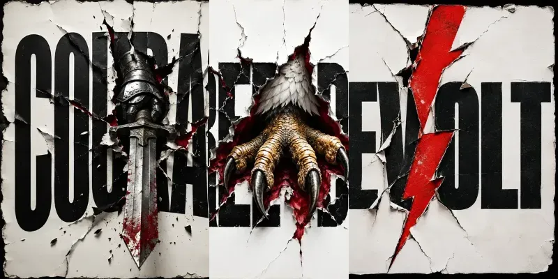 Break Free Powerful Typography Posters generated by undefined
