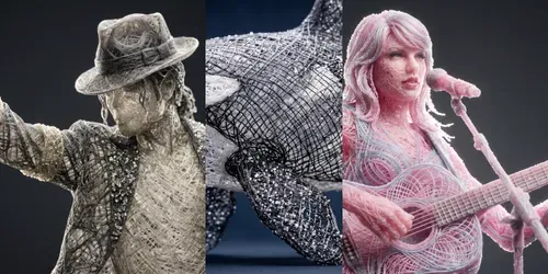 Delicate 3D Cotton Candy Weave Models generated by gemini-image