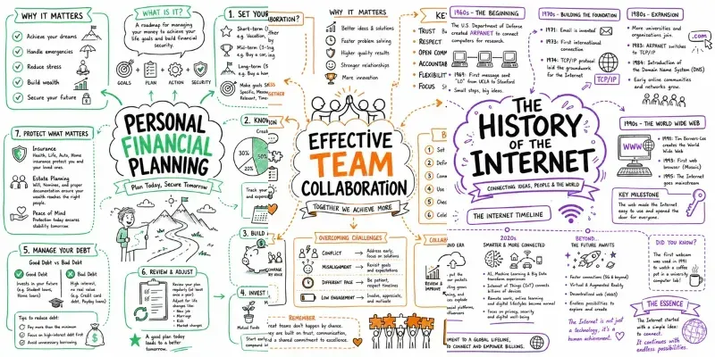 Visual Sketch Note Infographics generated by undefined