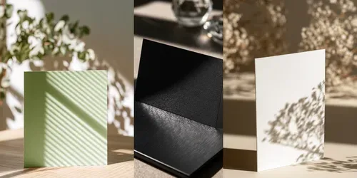 Aesthetic Minimal Card Mockups generated by midjourney