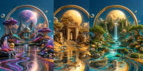 Surreal Miniature Worlds generated by chatgpt-image