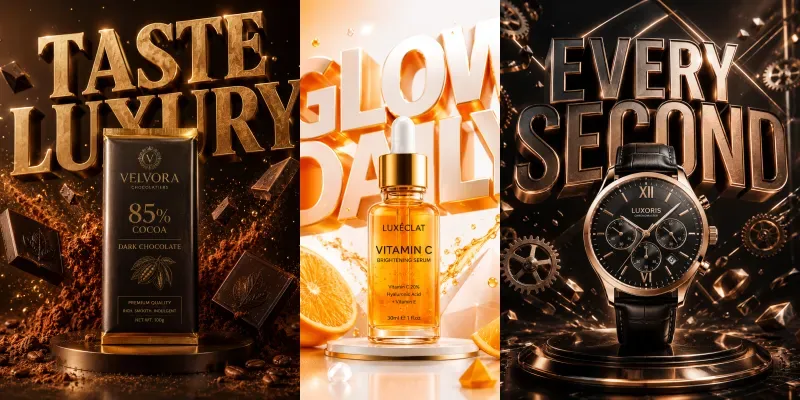 Vibrant Popup Product Photography generated by undefined