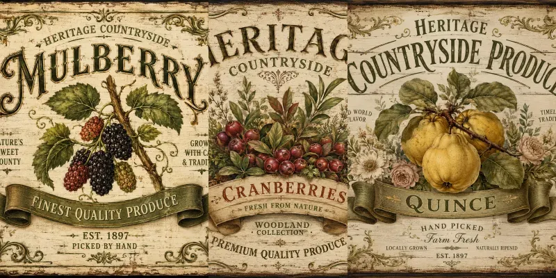 Heritage Orchard Decor generated by undefined