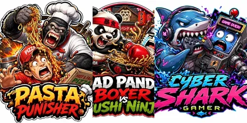 Savage Mascot Chaos Pack Descriptions 40 generated by chatgpt-image