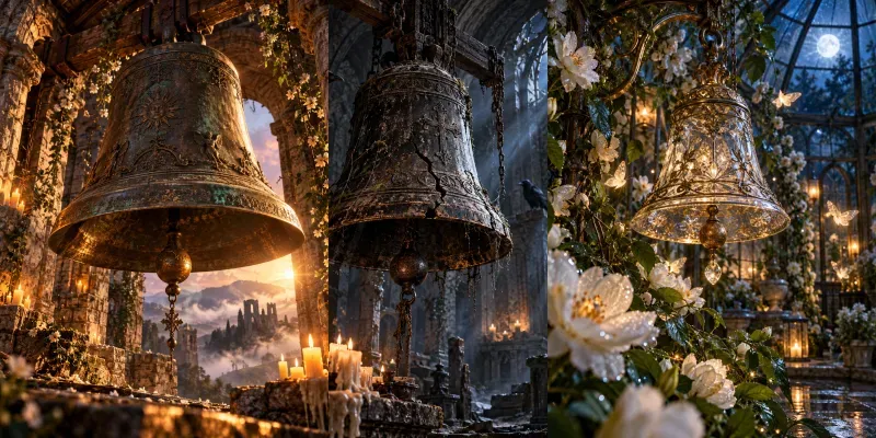 Hyperrealistic Enchanted Bells