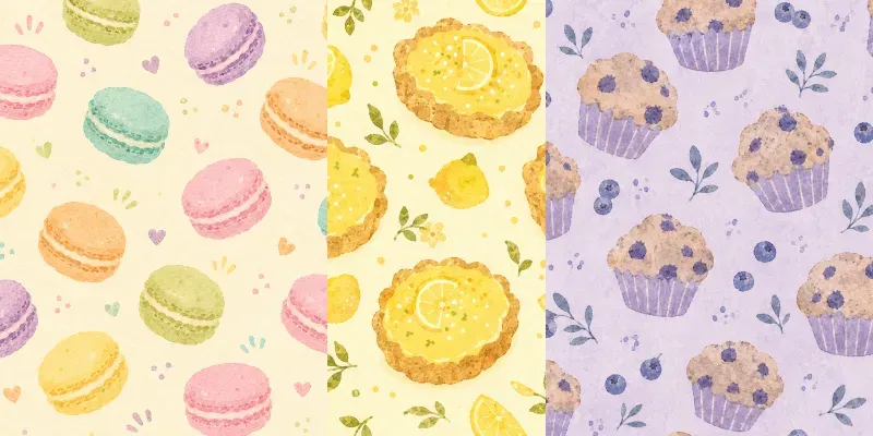 Seamless Stationery Pattern Design Assets generated by undefined